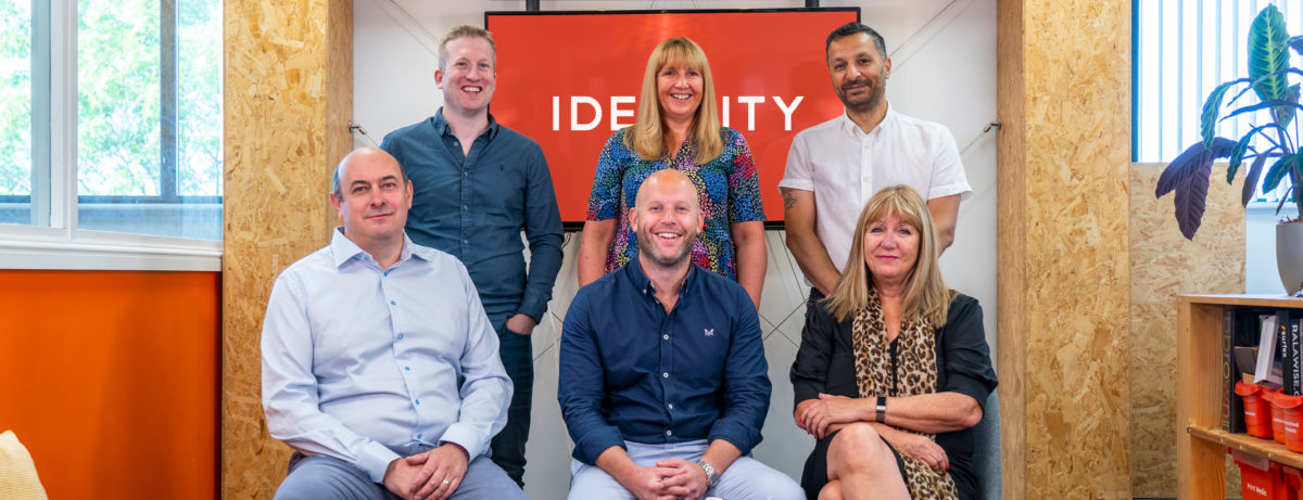 Members of the Identity team; Simon, Michael, Janet, Paul, Mary and Kal