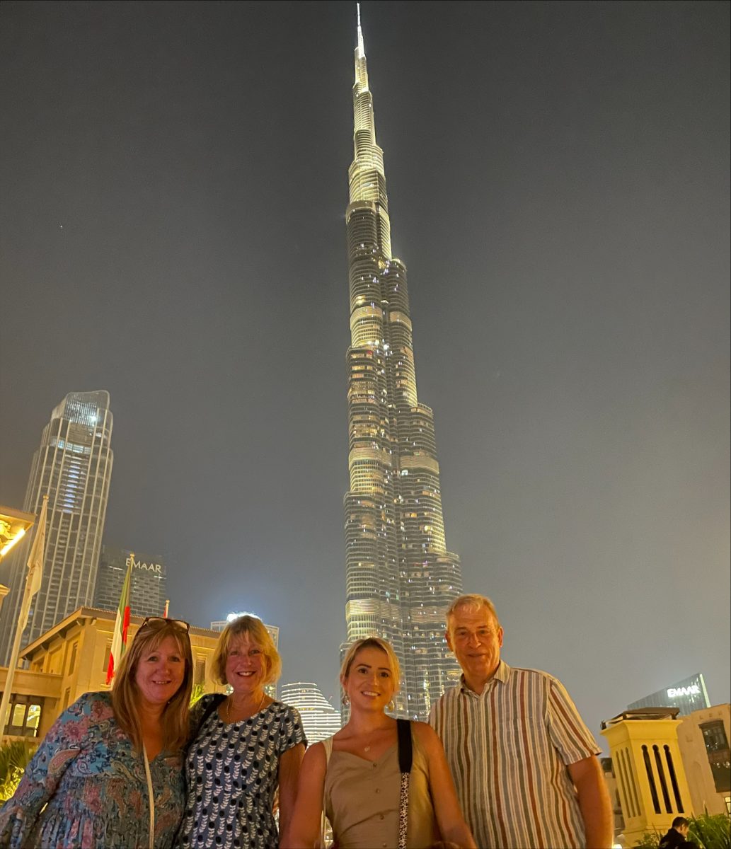 Paul and his family in Dubai