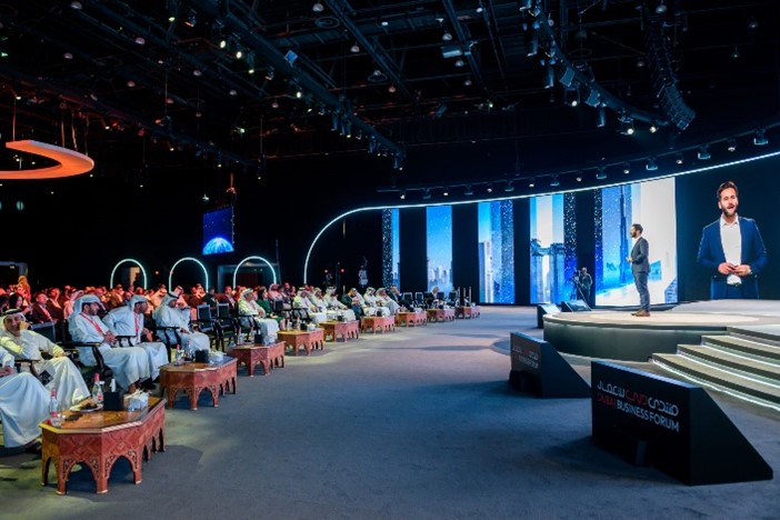 The Dubai Business Forum stage