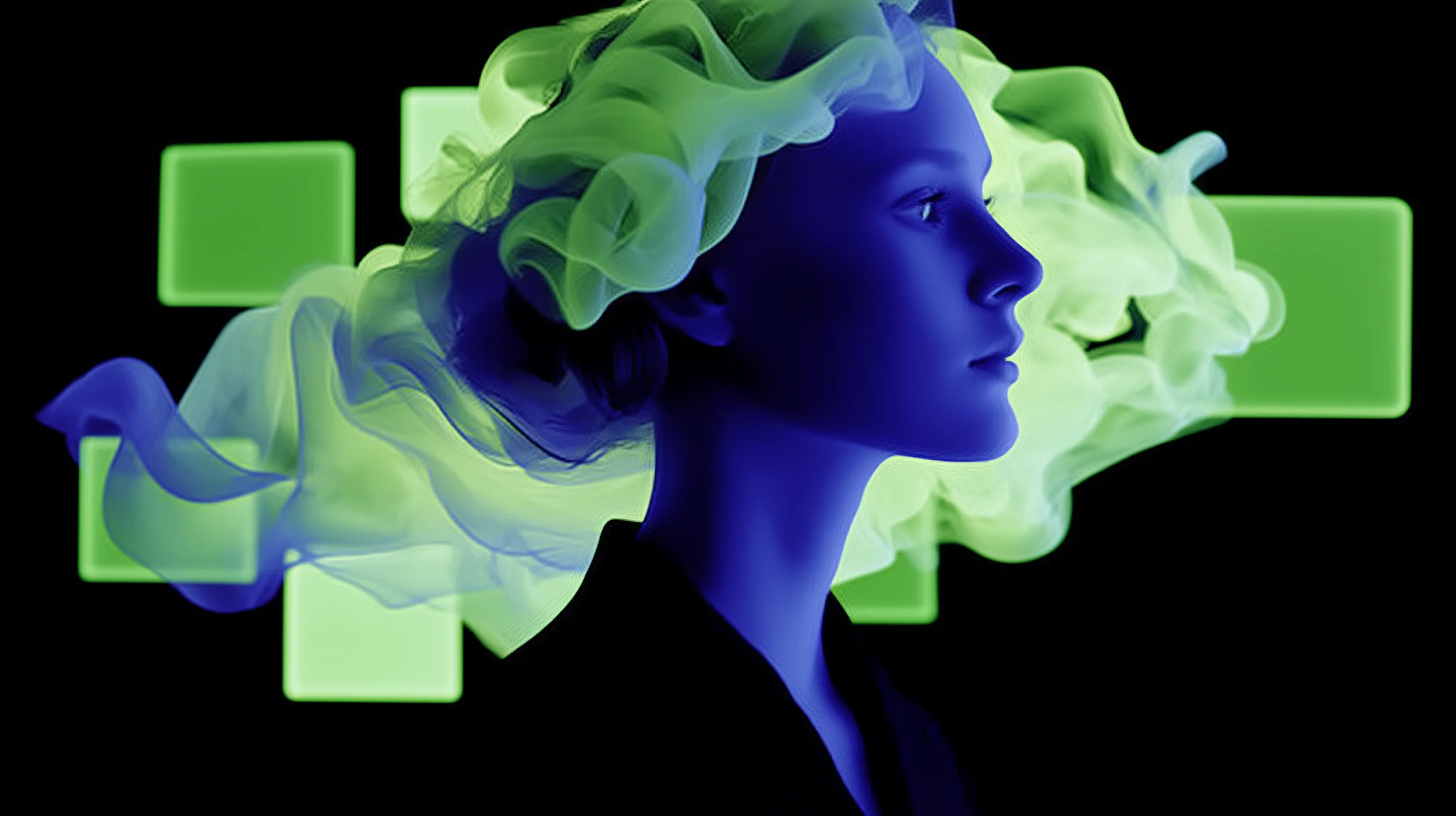 Abstract image of a woman