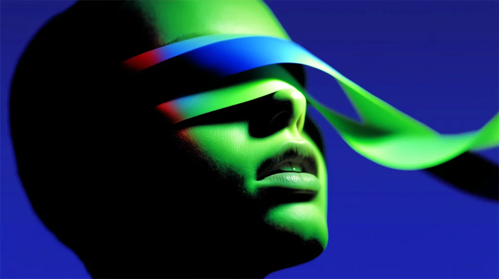 Abstract image of frictionless immersive experience