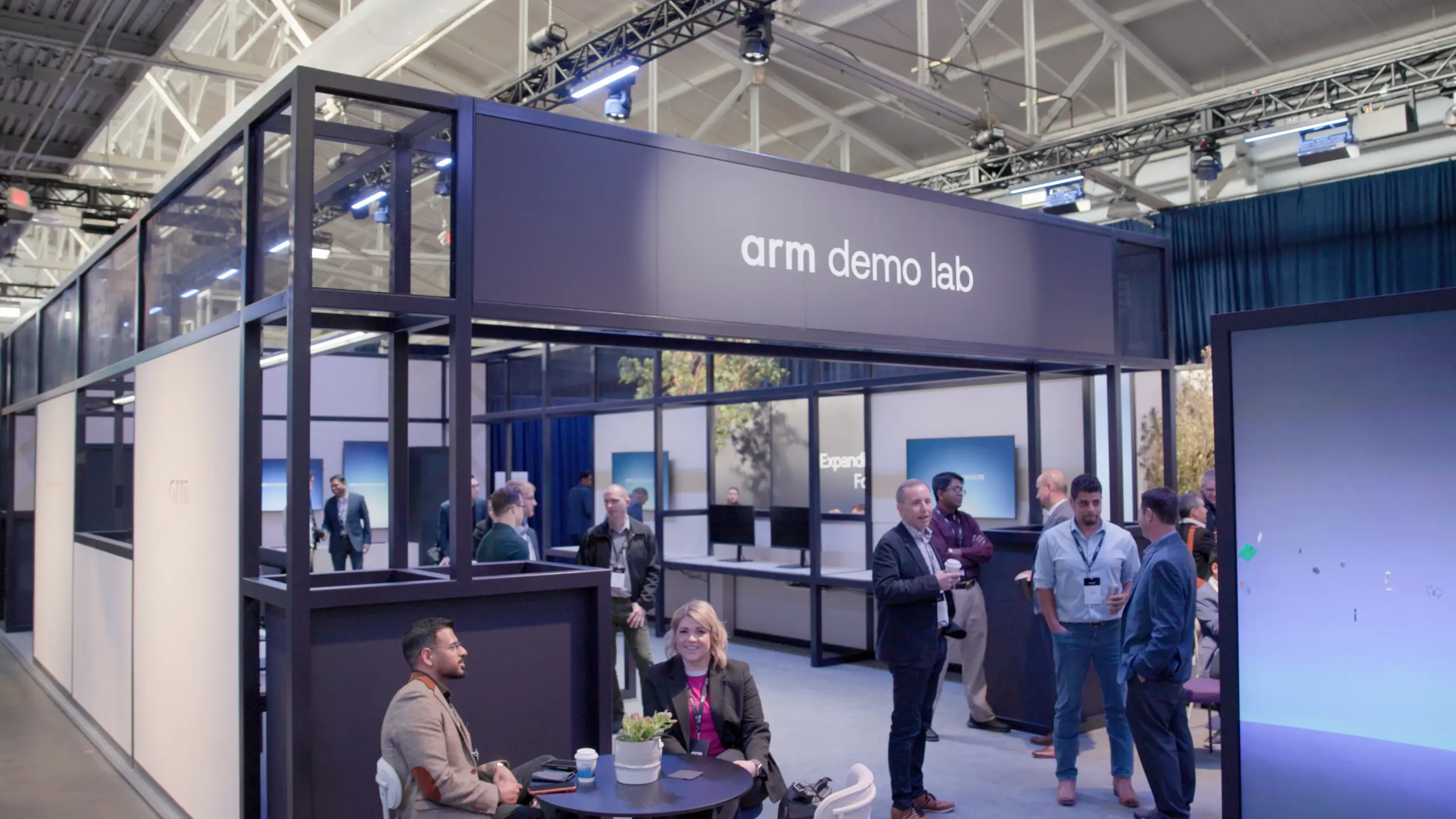 Global livestream broadcast setup at the Arm Everywhere technology launch event
