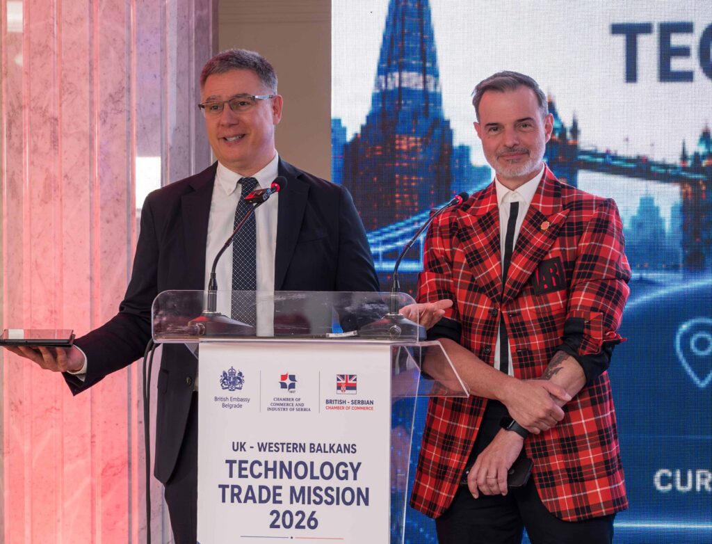 Malcolm Ché, Head of Innovation at Identity Global, at the UK-Western Balkans Technology Trade Mission in Belgrade